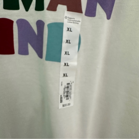 NINE WEST “Human Kind” Graphic Tee Shirt - Picture 4 of 7